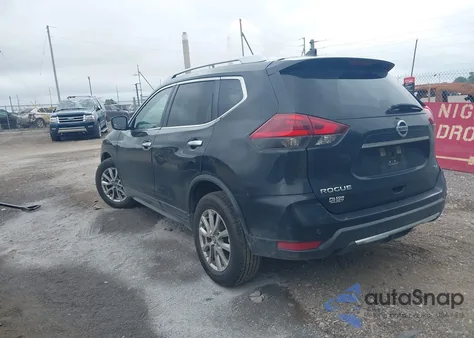 2019 Nissan Rogue Sv из США, поврежденный, VIN KNMAT2MT6KP501383